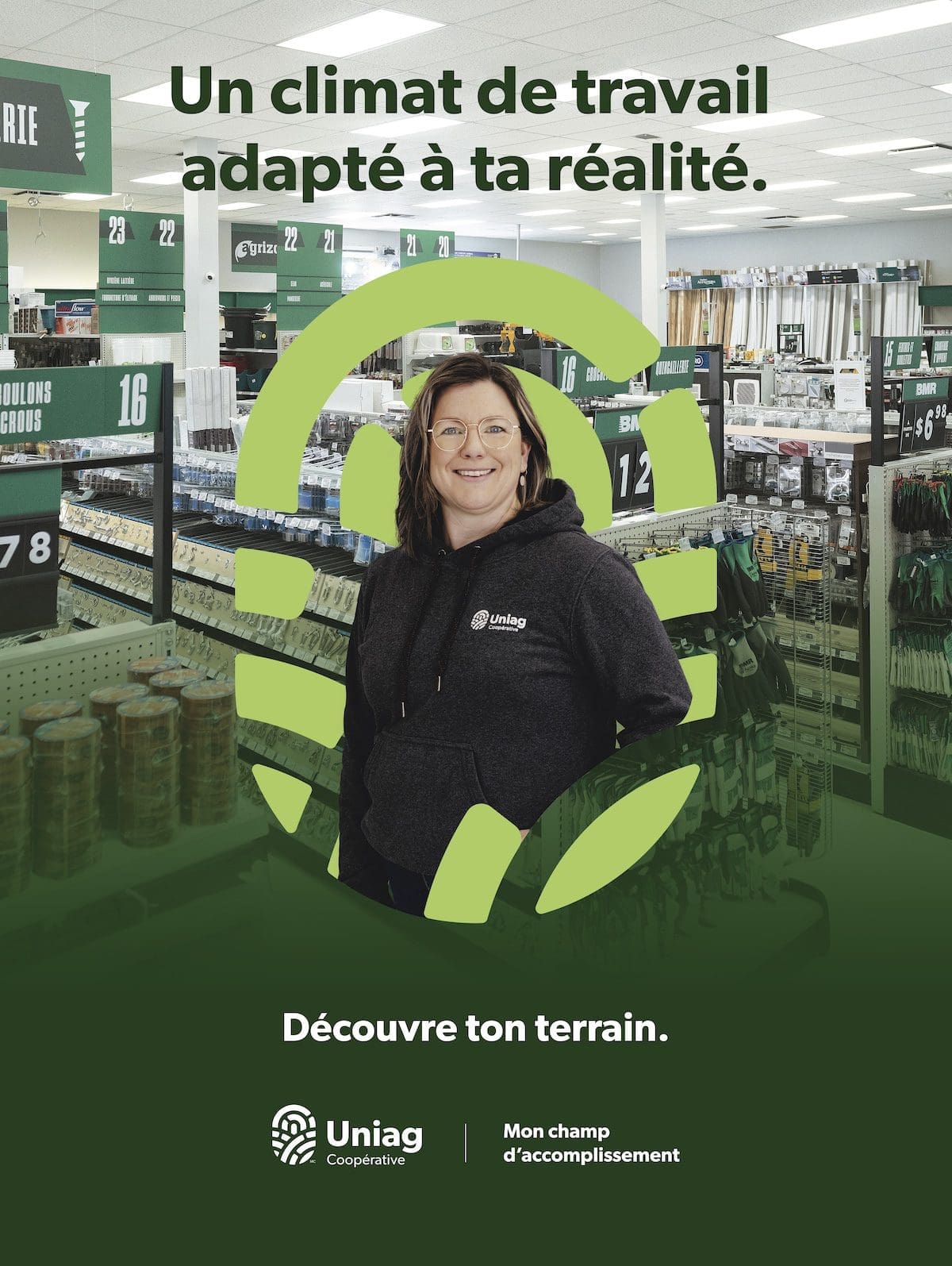 Audrée – Ambassadrice agricole Mon champ d’accomplissement Uniag | Audrée – Agricultural brand ambassador – My Field of Achievement – Uniag