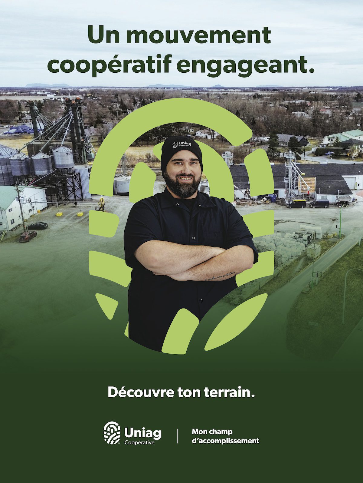 Ambassadeur agricole Mon champ d’accomplissement Uniag | Agricultural brand ambassador – My Field of Achievement – Uniag