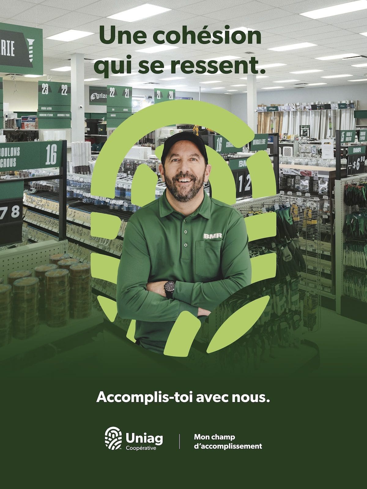 Denis – Ambassadeur agricole Mon champ d’accomplissement Uniag | Denis – Agricultural brand ambassador – My Field of Achievement – Uniag