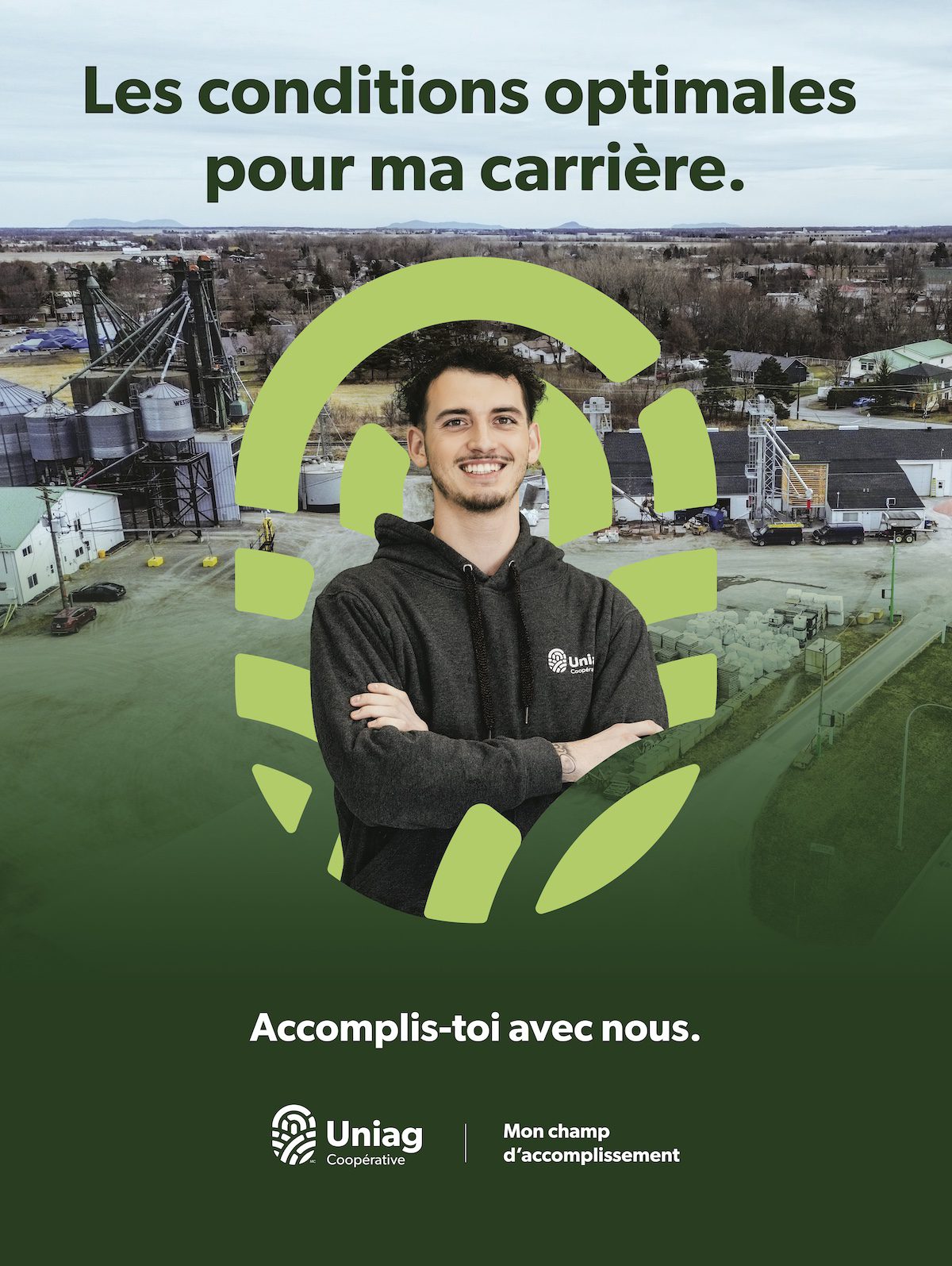 Ambassadeur agricole Mon champ d’accomplissement Uniag | Agricultural brand ambassador – My Field of Achievement – Uniag
